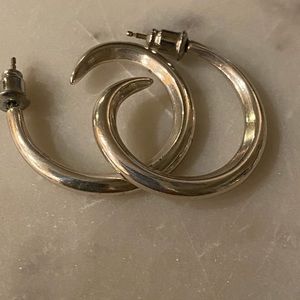Brighton hoop post earrings